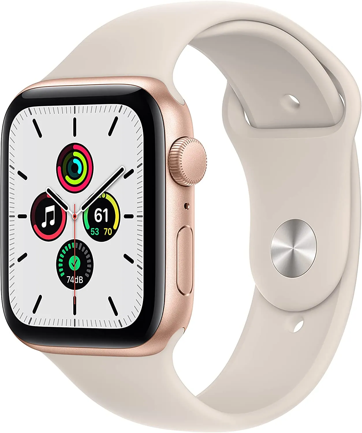 Apple Watch SE [GPS 40mm] Smart Watch w/ Space Grey Aluminium Case with Midnight Sport Band. Fitness & Activity Tracker, Heart Rate Monitor, Retina Display, Water Resistant