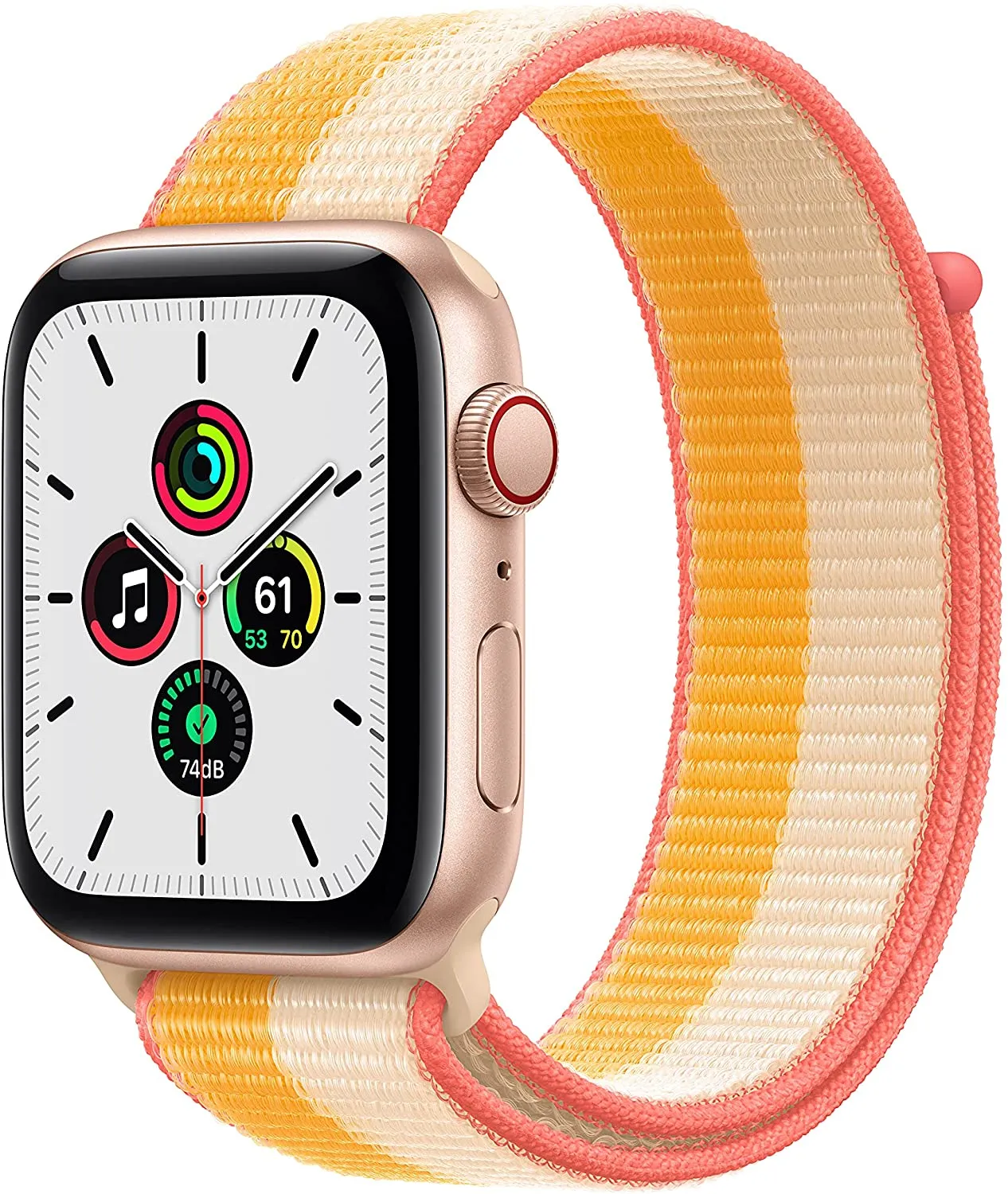 Apple Watch SE [GPS 40mm] Smart Watch w/ Space Grey Aluminium Case with Midnight Sport Band. Fitness & Activity Tracker, Heart Rate Monitor, Retina Display, Water Resistant