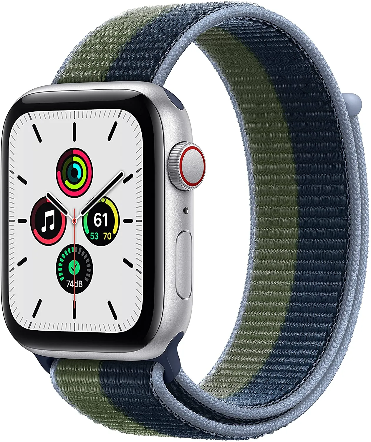 Apple Watch SE [GPS 40mm] Smart Watch w/ Space Grey Aluminium Case with Midnight Sport Band. Fitness & Activity Tracker, Heart Rate Monitor, Retina Display, Water Resistant