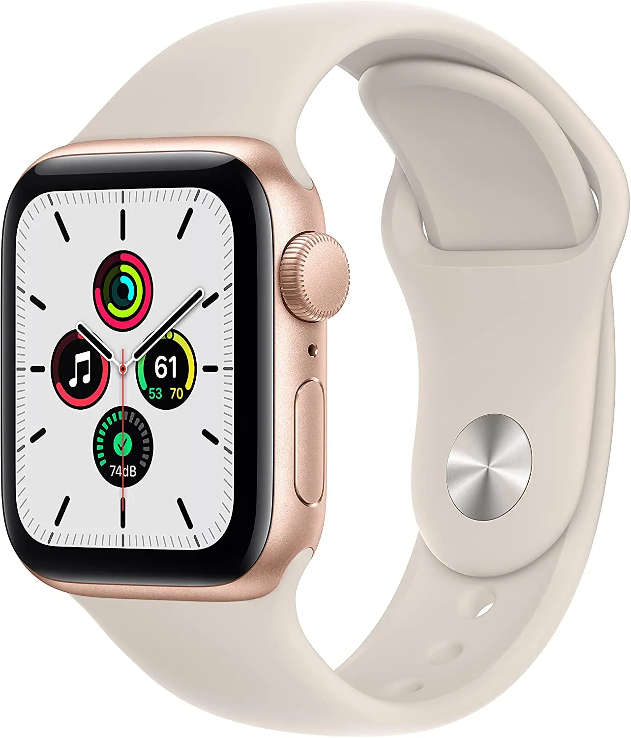Apple Watch SE [GPS 40mm] Smart Watch w/ Space Grey Aluminium Case with Midnight Sport Band. Fitness & Activity Tracker, Heart Rate Monitor, Retina Display, Water Resistant