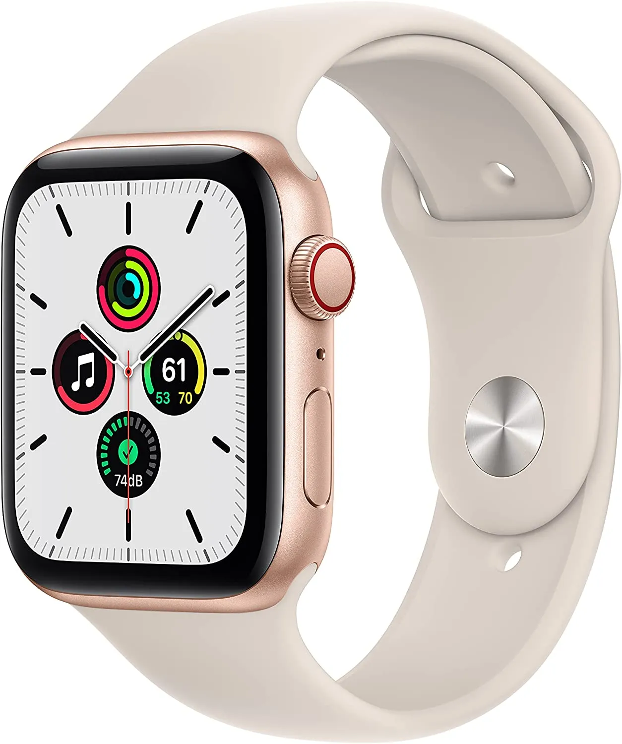 Apple Watch SE [GPS 40mm] Smart Watch w/ Space Grey Aluminium Case with Midnight Sport Band. Fitness & Activity Tracker, Heart Rate Monitor, Retina Display, Water Resistant