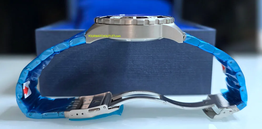 ARAGON Automatic Titanium 45mm Teal DiveMaster Sapphire Crystal Ceramic Bezel Inlay A682TEA