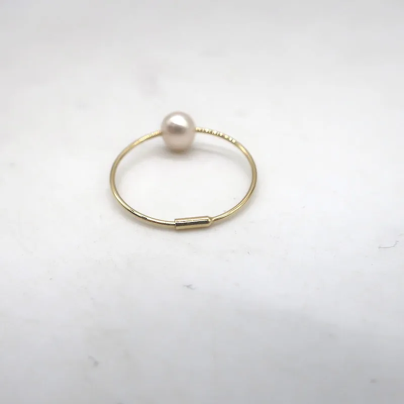 Ariel Gordon Jewelry Mini Endless Pearl Hoops 14k Gold