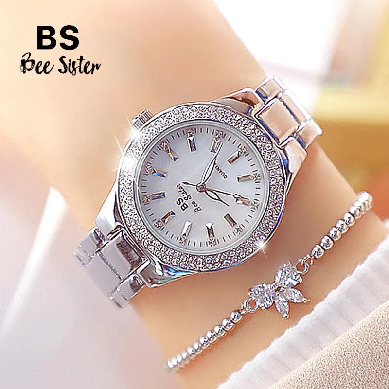 Bee Sister - Diamond Women's Quartz Watch (with a ins Bracelet as gift)