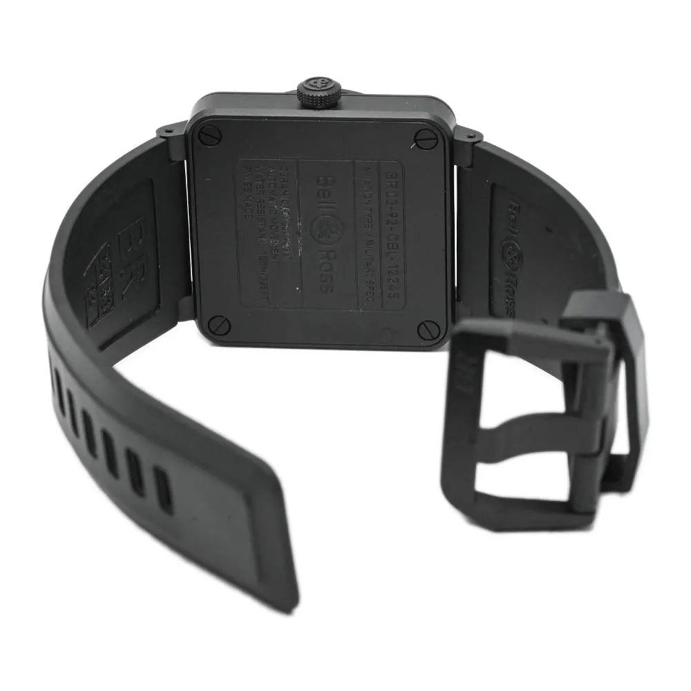 Bell & Ross Men's Military Type Ceramic 42mm Khaki Green Dial Watch Reference #: BR0392-MIL-CE