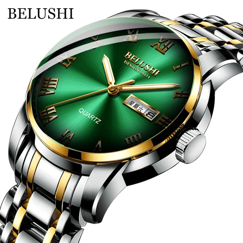 BELUSHI Luxury Stainless Steel Men Watch (54% Off)