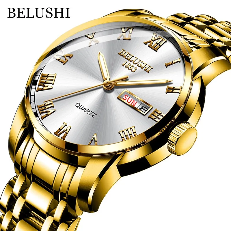 BELUSHI Luxury Stainless Steel Men Watch (54% Off)
