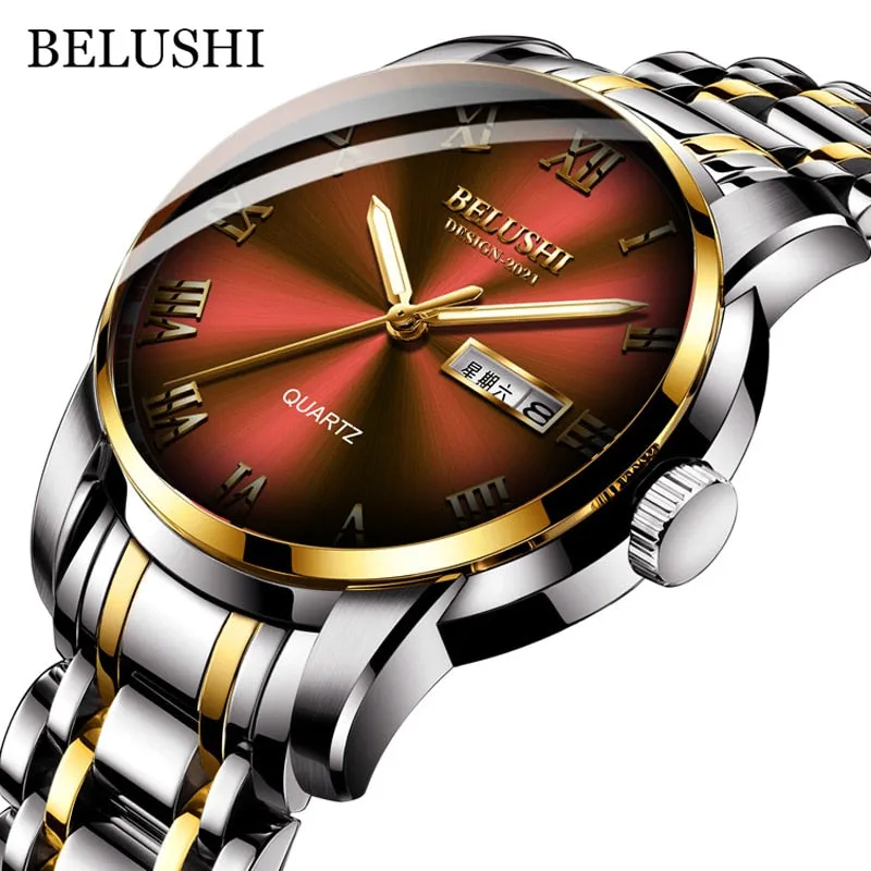 BELUSHI Luxury Stainless Steel Men Watch (54% Off)