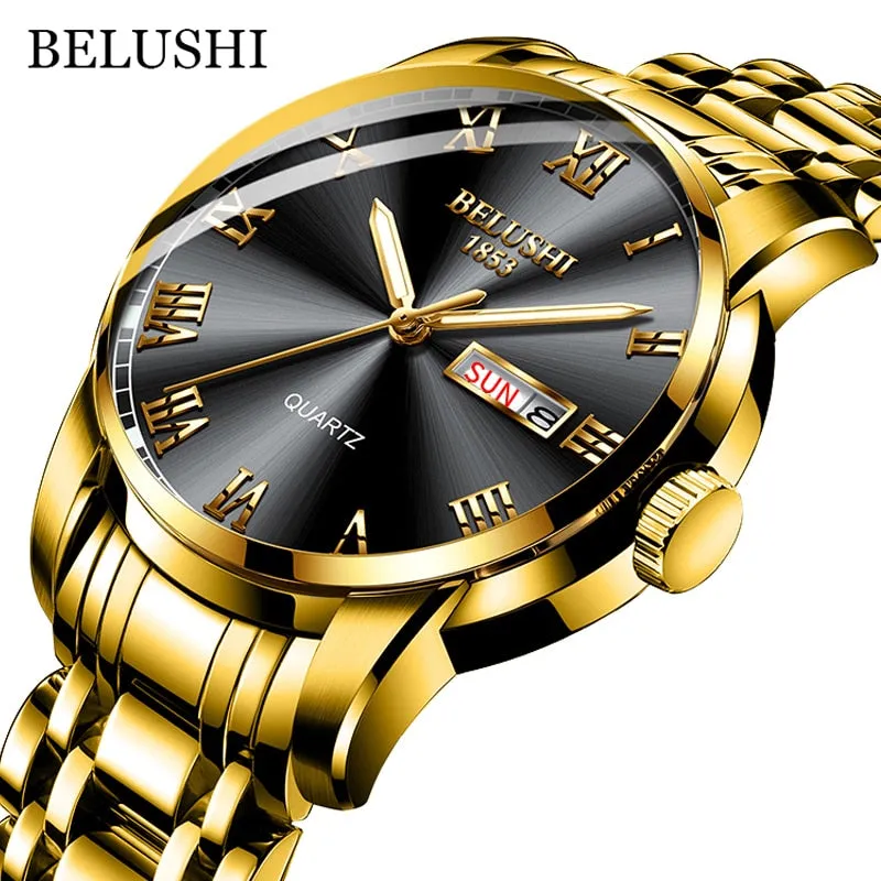 BELUSHI Luxury Stainless Steel Men Watch (54% Off)