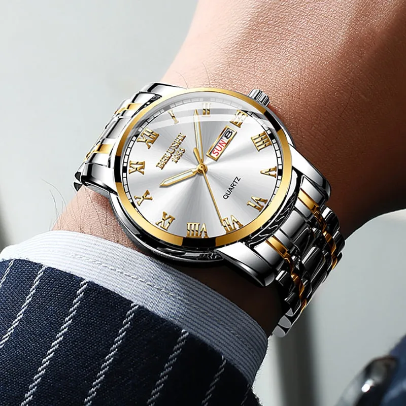 BELUSHI Luxury Stainless Steel Men Watch (54% Off)