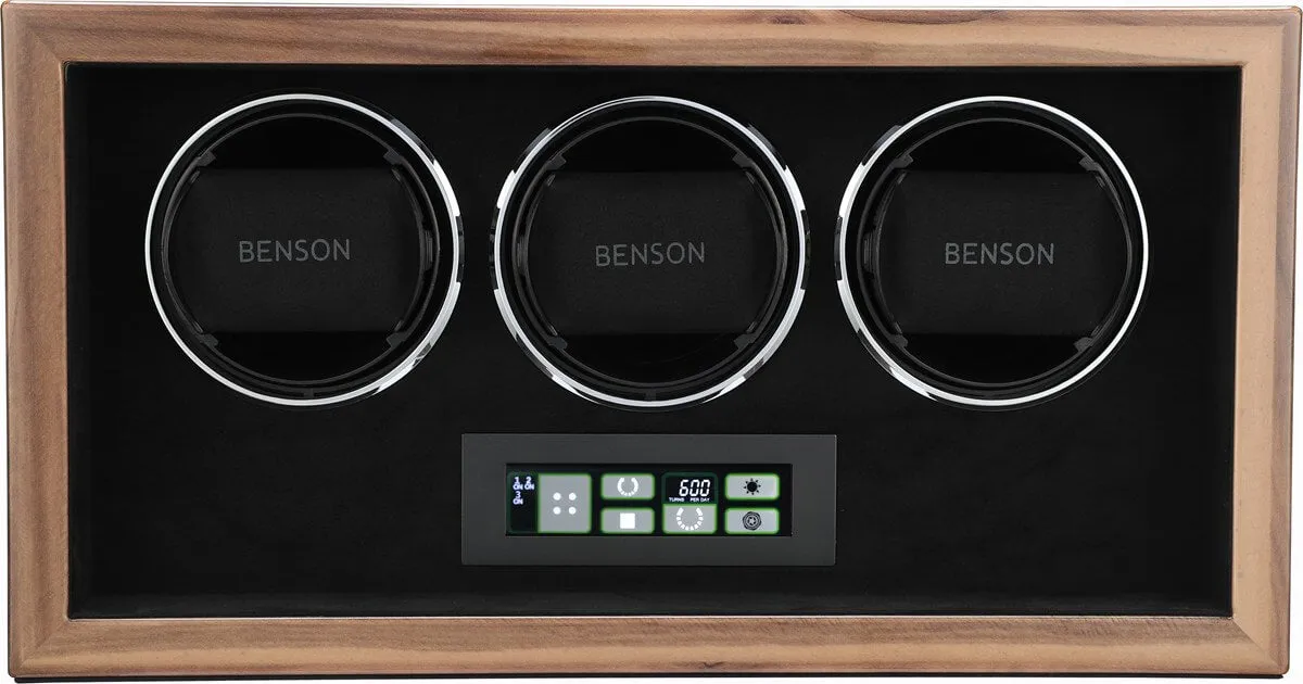 Benson Watch Winder Compact Triple 3.WAS Brown
