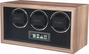Benson Watch Winder Compact Triple 3.WAS Brown