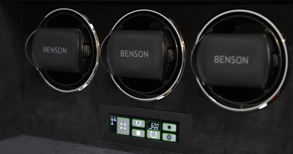 Benson Watch Winder Compact Triple 3.WAS Brown