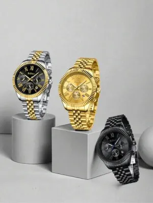 BIDEN Men's Watches, Business And Leisure Chronometers