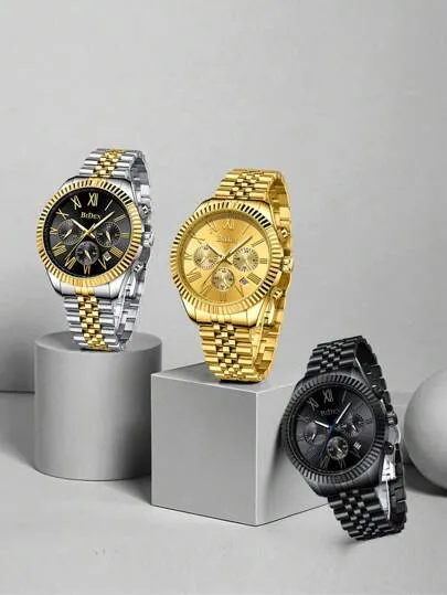 BIDEN Men's Watches, Business And Leisure Chronometers
