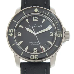 Blancpain Fifty Fathoms Automatic Black Dial Unisex Watch 5015-12b30-b52a