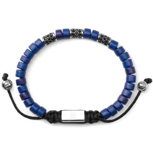 Blue with Silver