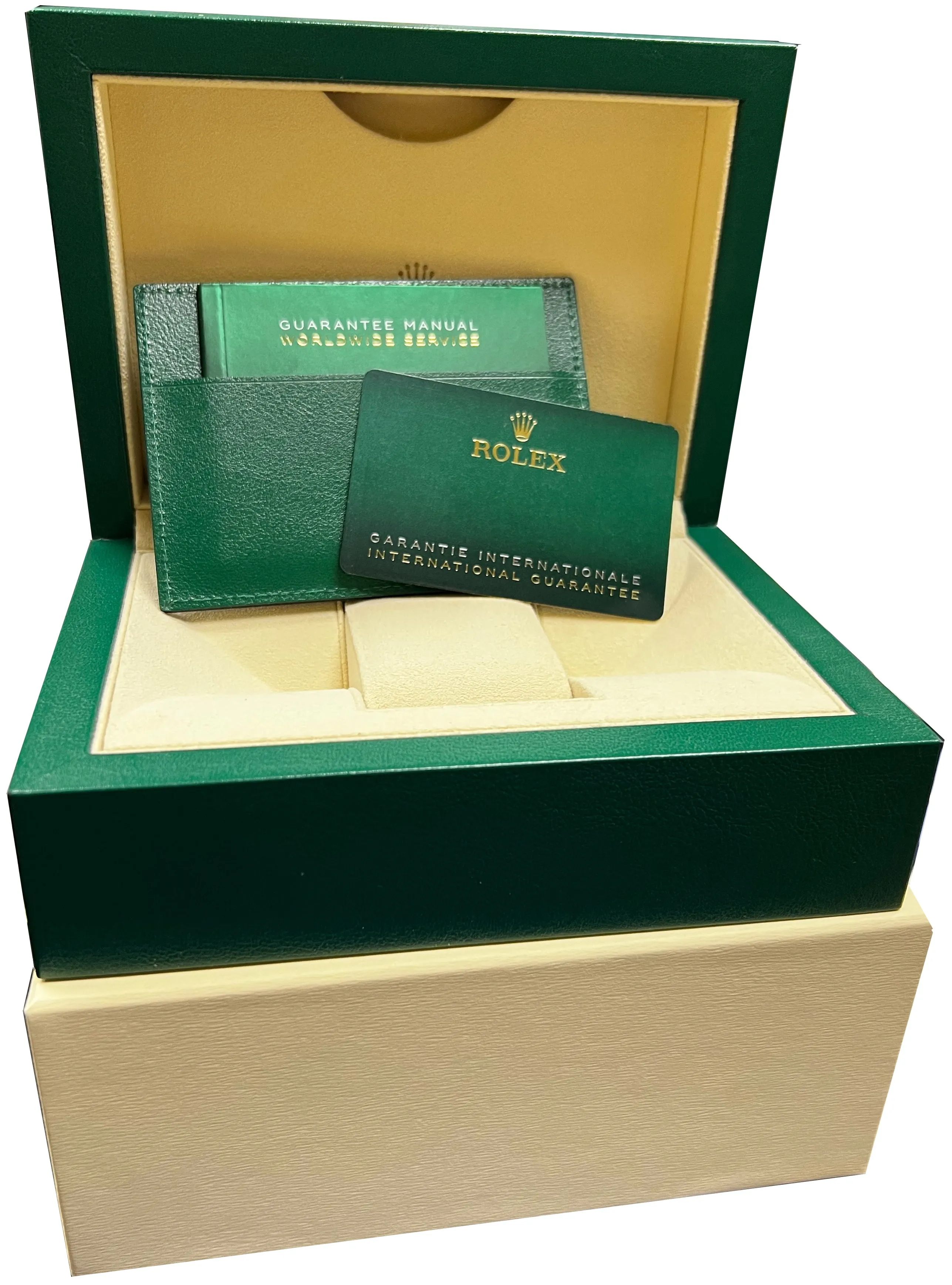 BRAND NEW APR. 2022 Rolex Oyster Perpetual 41mm GREEN Oyster Steel Watch 124300