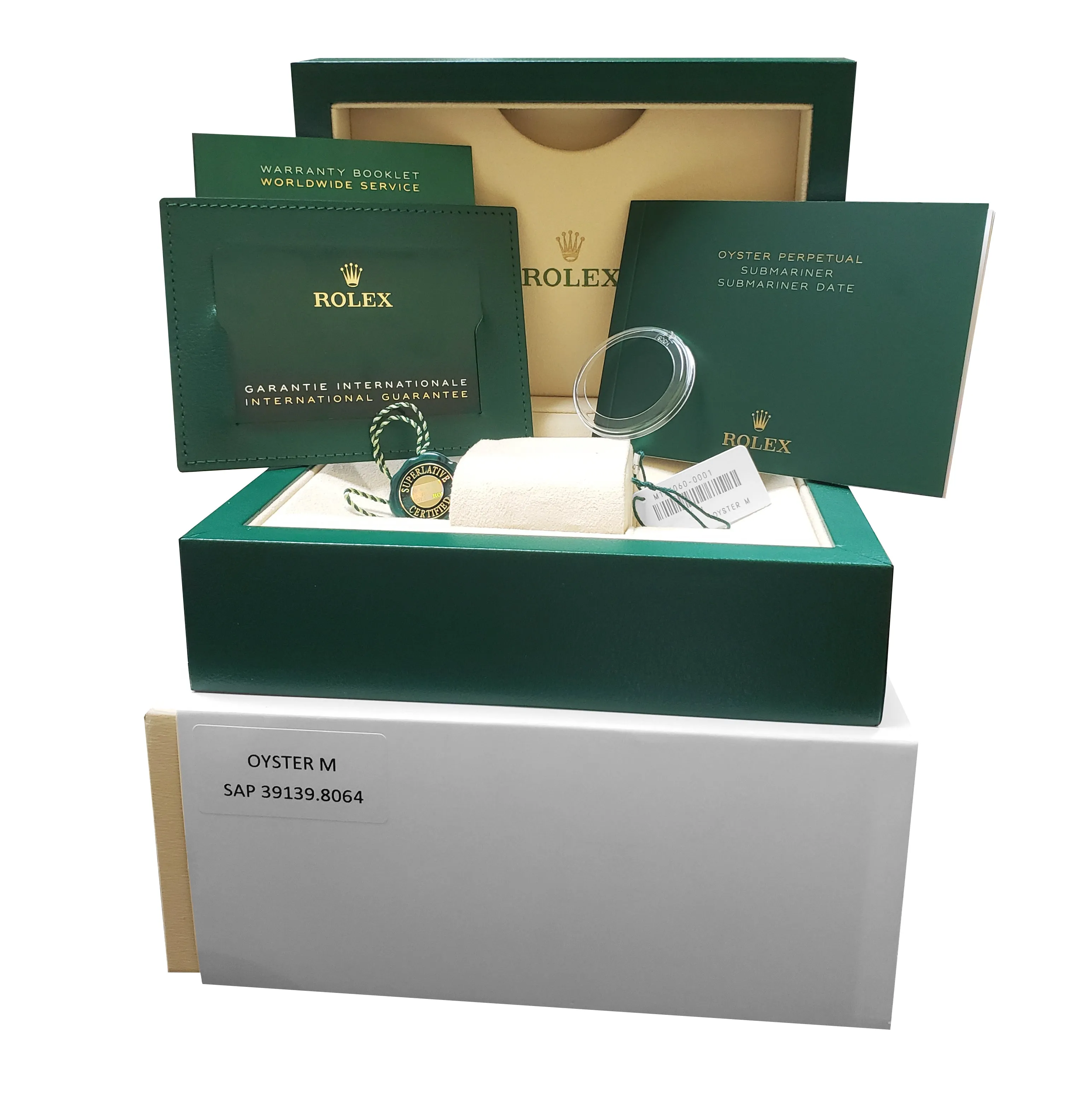 BRAND NEW FEB. 2022 Rolex Submariner 41mm No-Date Black Ceramic Watch 124060 LN