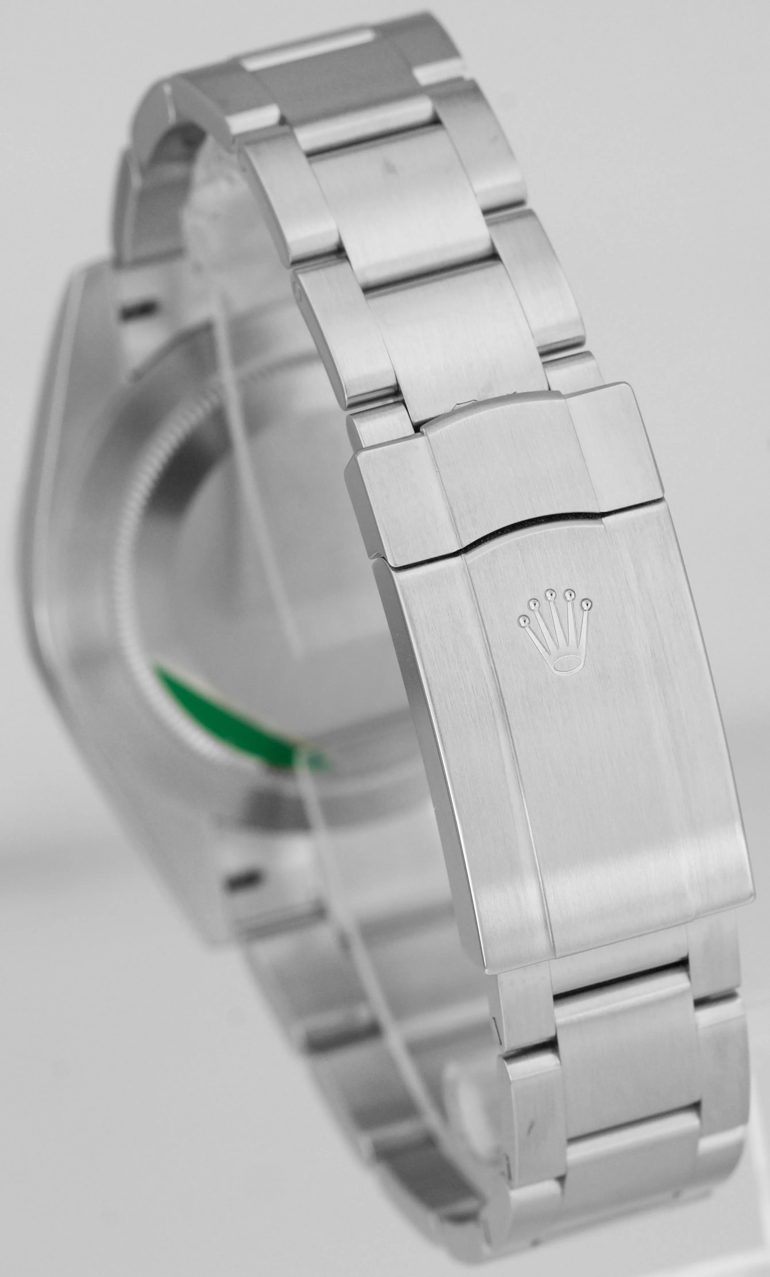 BRAND NEW MAY 2021 Rolex Oyster Perpetual 41mm GREEN Steel Oyster Watch 124300