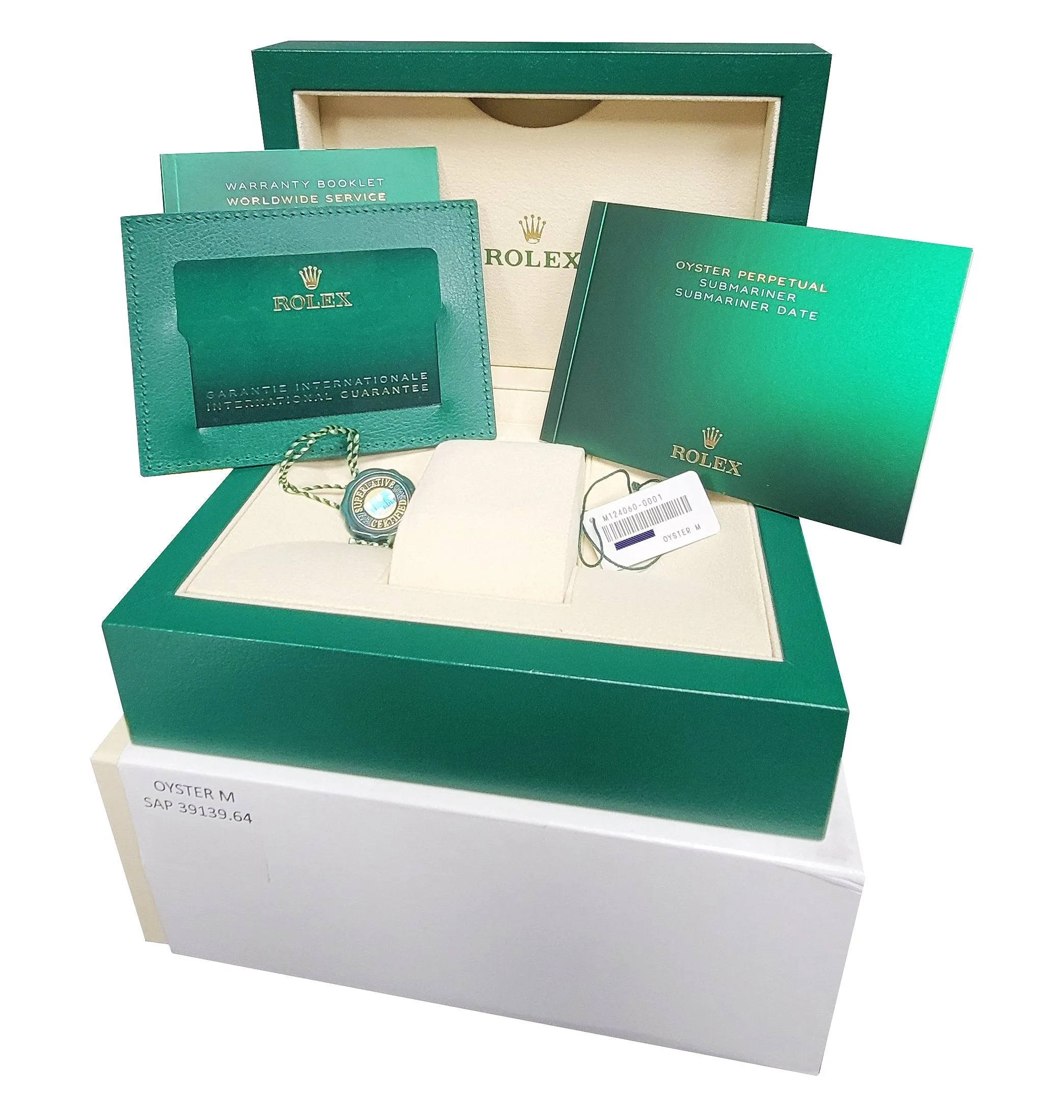 BRAND NEW OCT. 2021 Rolex Submariner 41mm No-Date Black Ceramic Watch 124060 LN