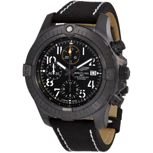 Breitling Avenger Night Mission Chronograph Automatic Chronometer Black Dial Men's Watch V13317101B1X2