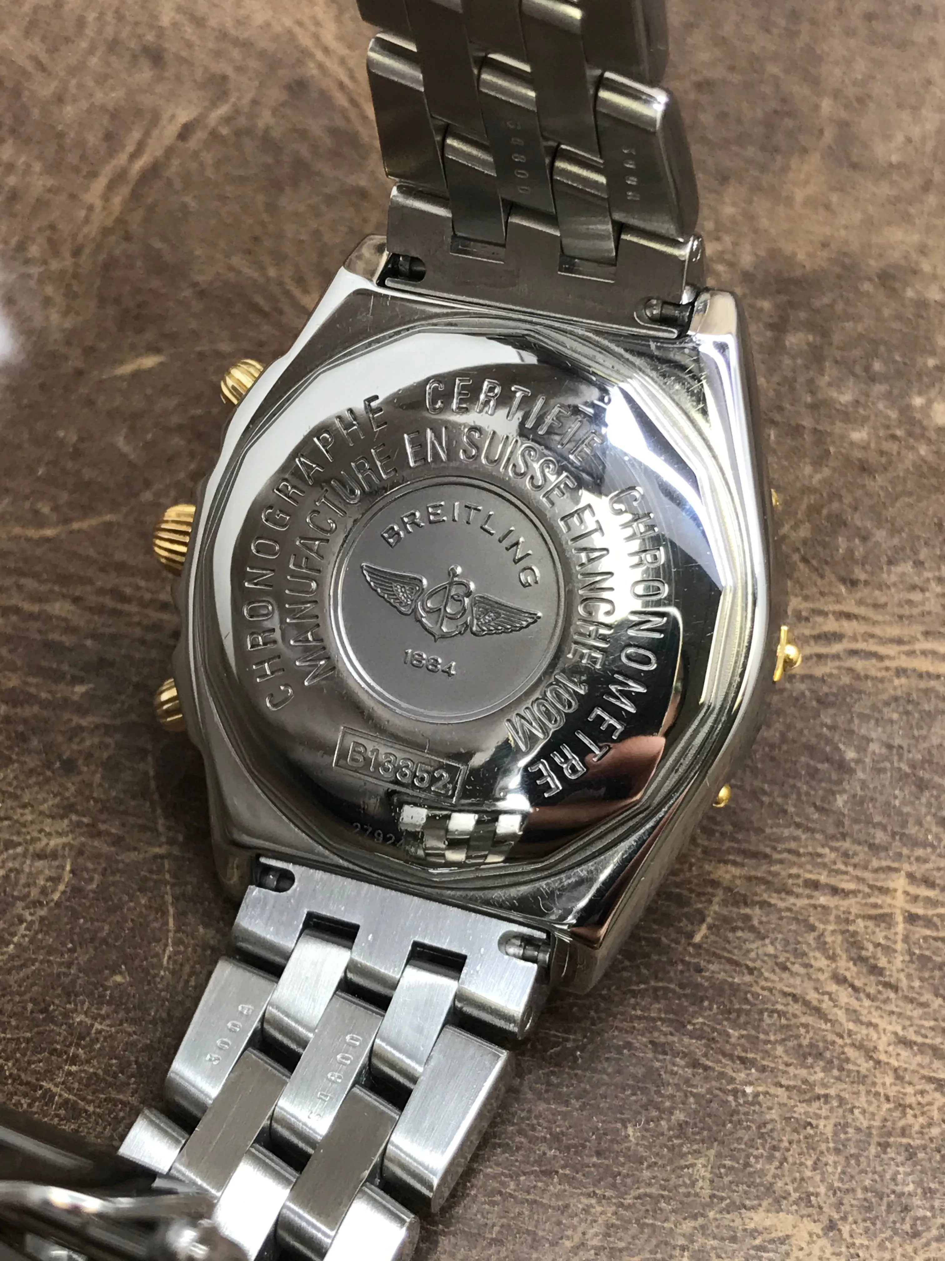 Breitling Chronomat B13352 Blue Dial Automatic Men's Watch