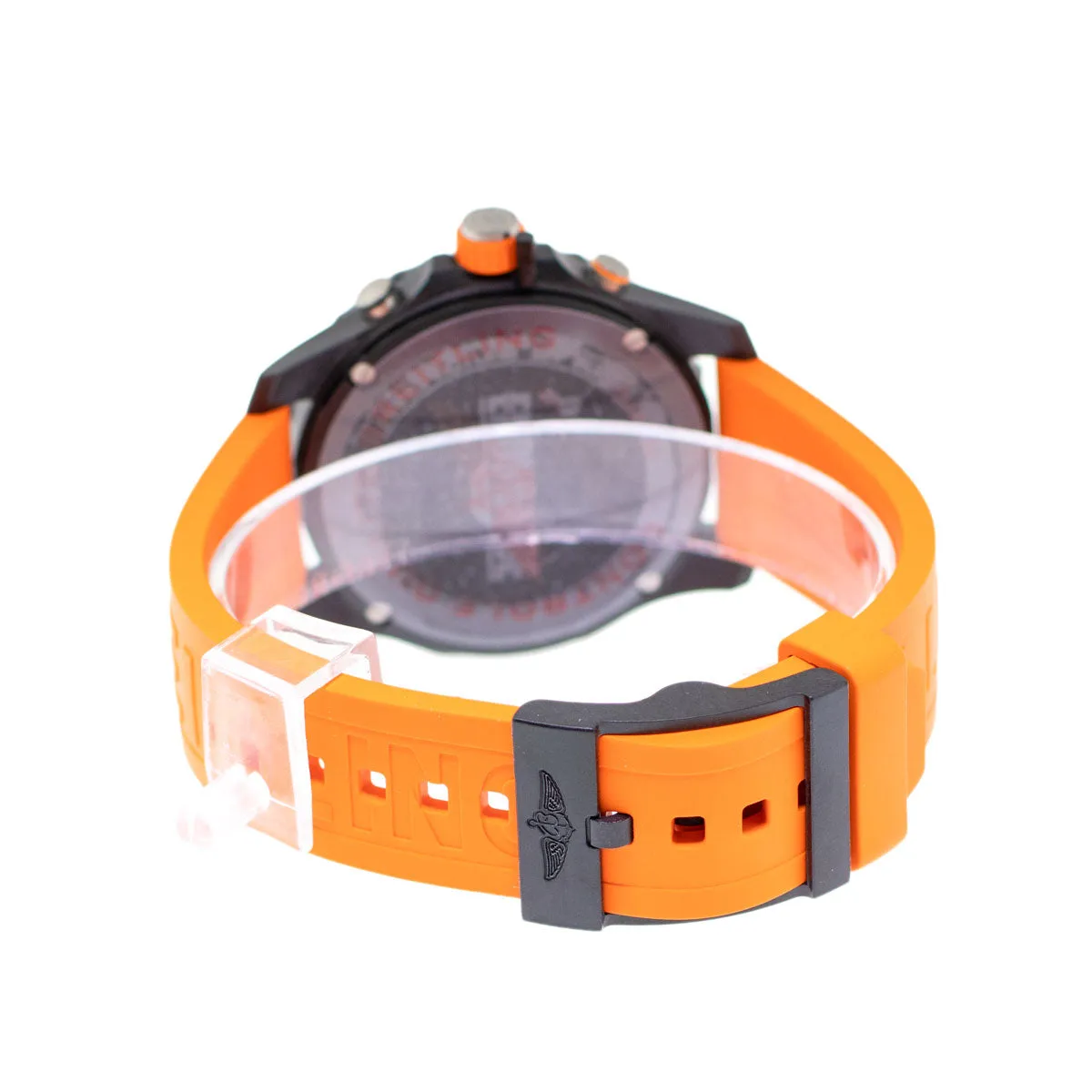 Breitling Endurance Pro 44mm Breitlight® Black Arabic Dial Black and Orange Bezel X82310