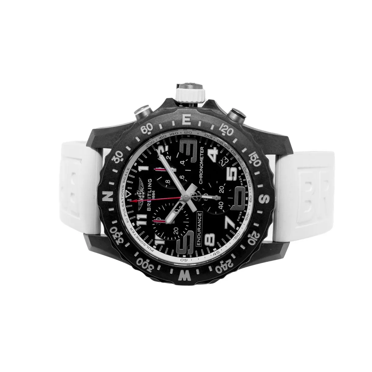 Breitling Endurance Pro 44mm Breitlight® Black Arabic Dial Black and White Bezel X82310