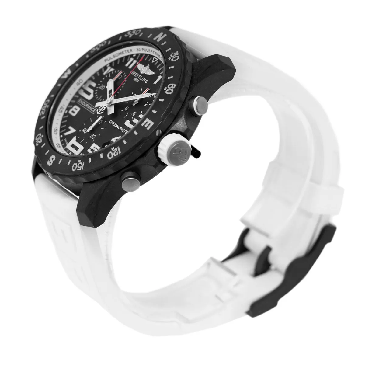 Breitling Endurance Pro 44mm Breitlight® Black Arabic Dial Black and White Bezel X82310