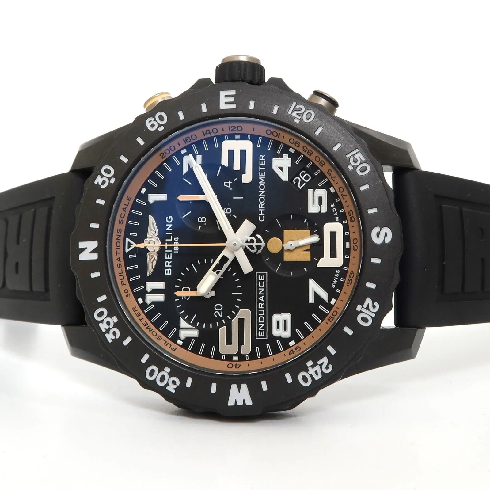 Breitling Endurance Pro Ironman Finisher Black Dial Breitlight 44MM X82310