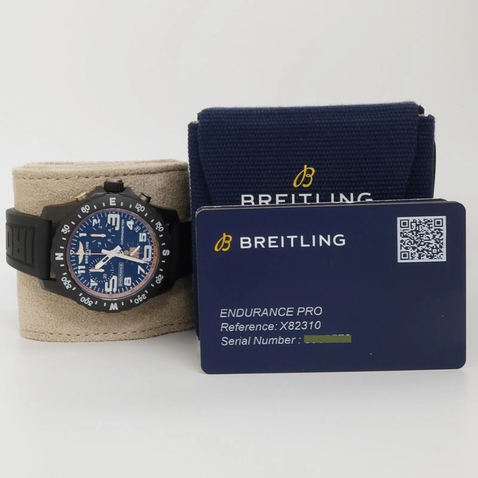 Breitling Endurance Pro Ironman Finisher Black Dial Breitlight 44MM X82310