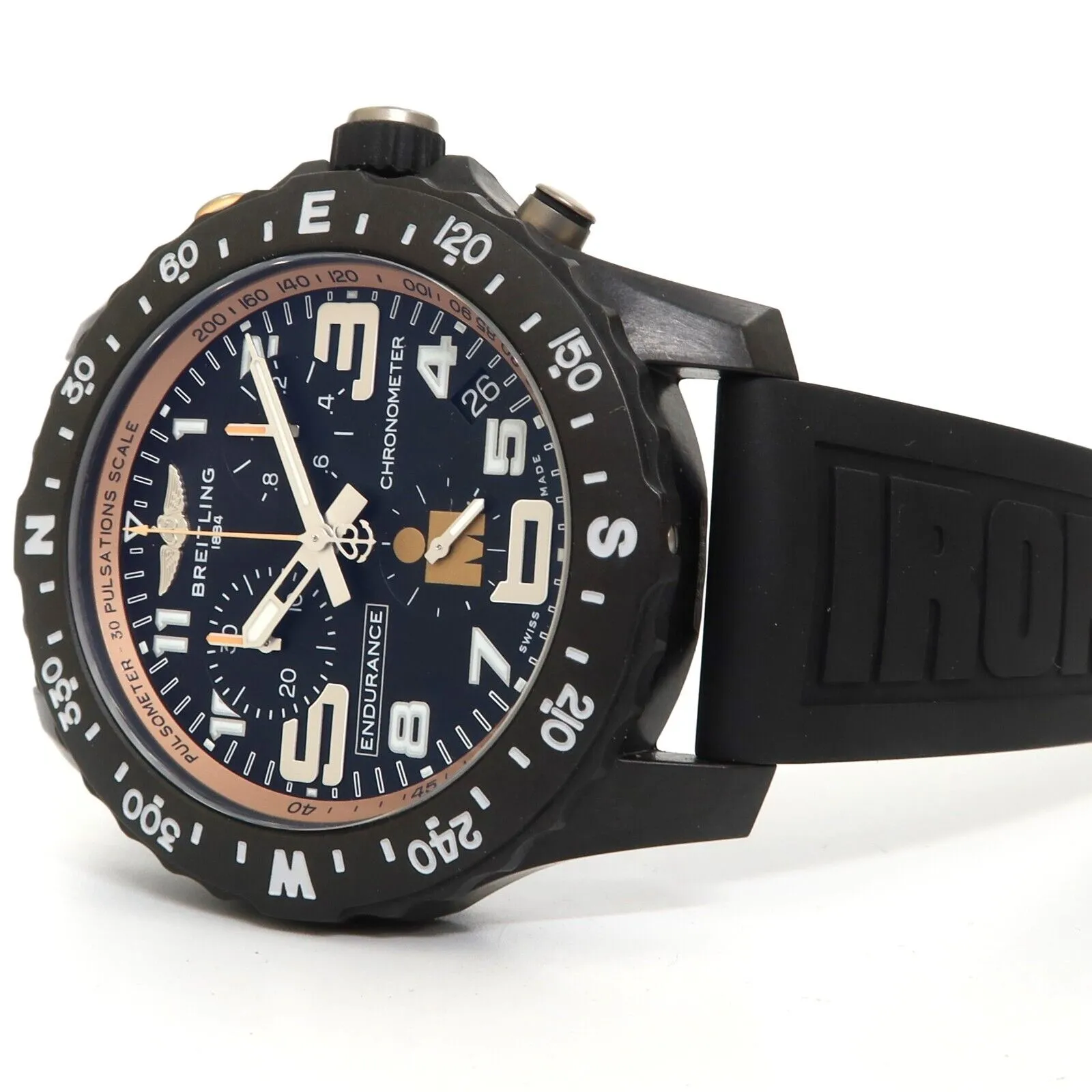 Breitling Endurance Pro Ironman Finisher Black Dial Breitlight 44MM X82310