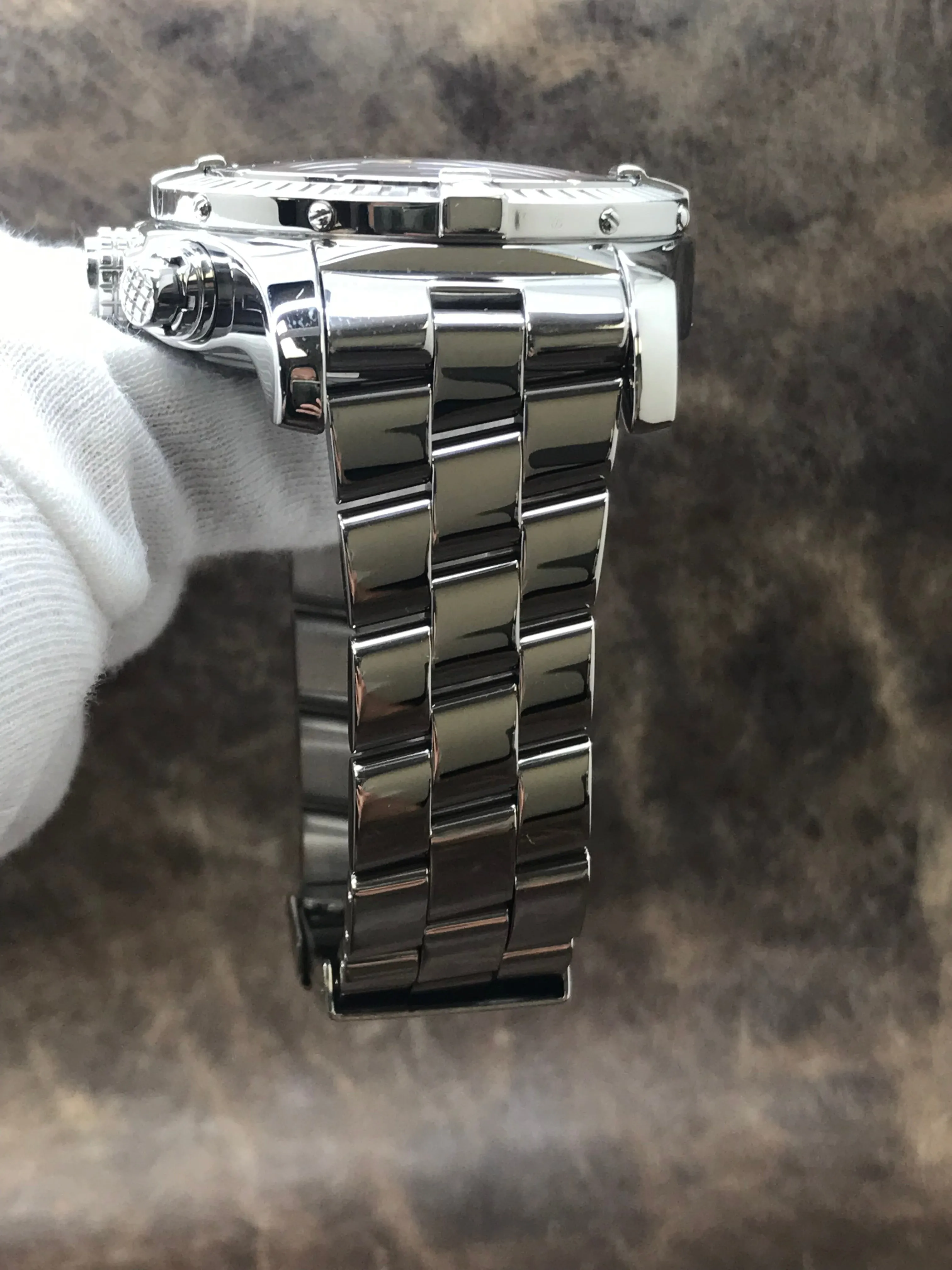 Breitling Super Avenger A13370 Black Dial Automatic Men's Watch