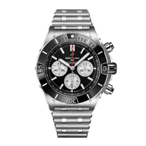 Breitling Super Chronomat B01 Watch, 44mm Black Dial, AB0136251B1A1