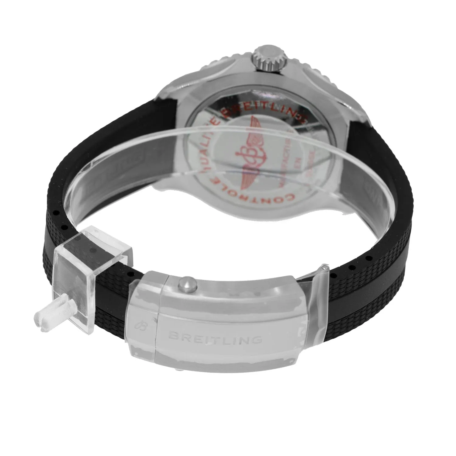 Breitling Superocean 44mm Stainless Steel Black Index Dial Black Bezel A17376
