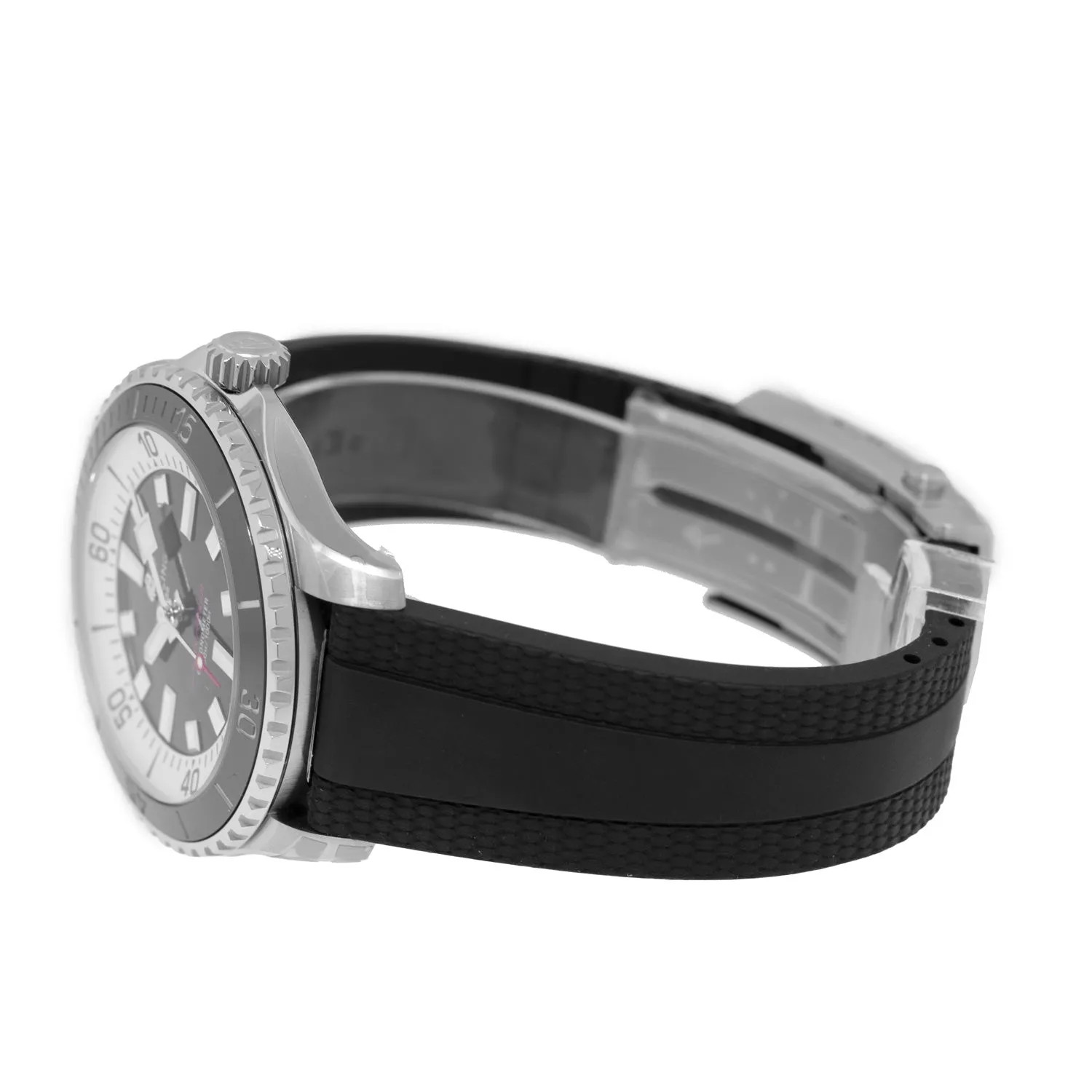 Breitling Superocean 44mm Stainless Steel Black Index Dial Black Bezel A17376
