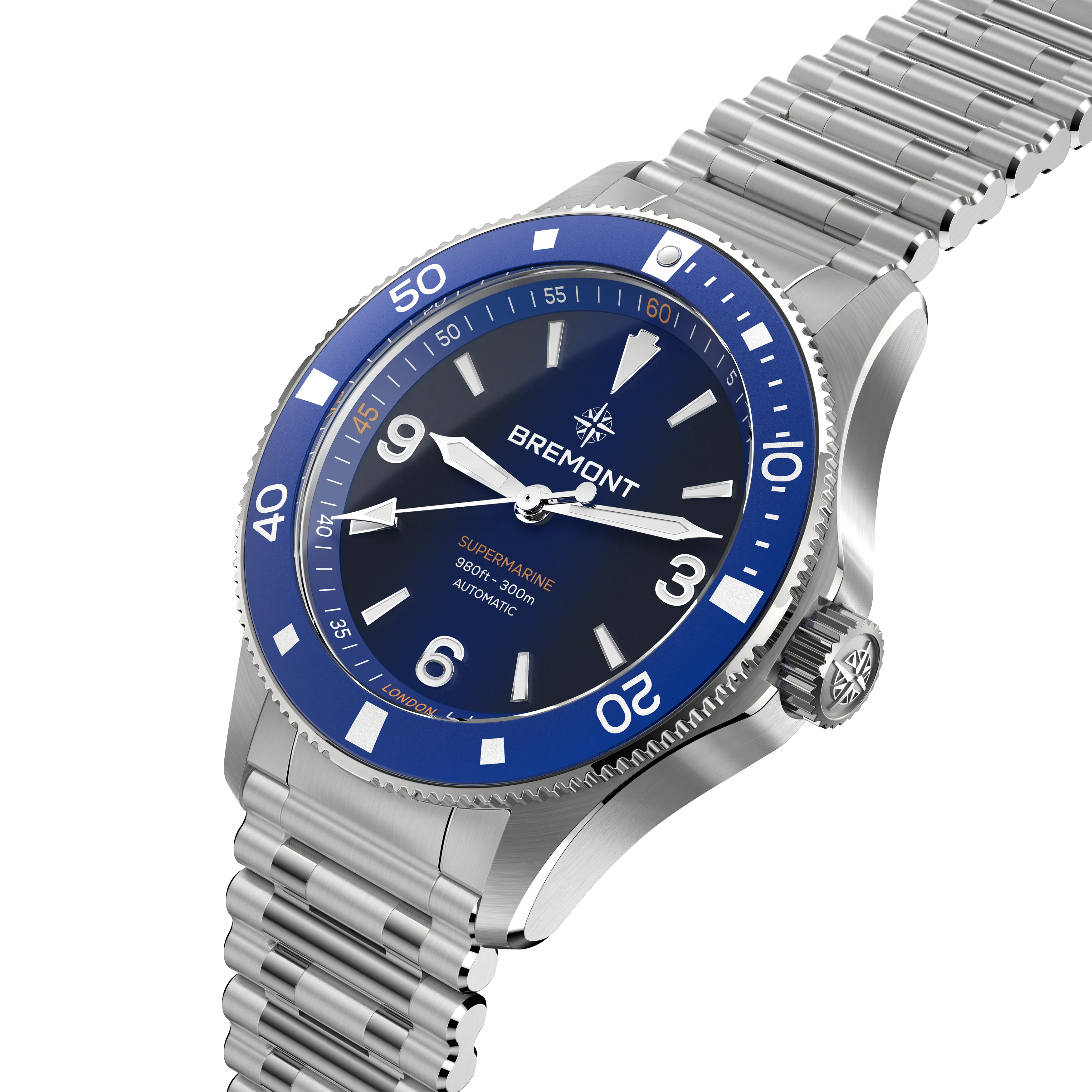 Bremont Supermarine 300M SM40-ND-SS-BL-B