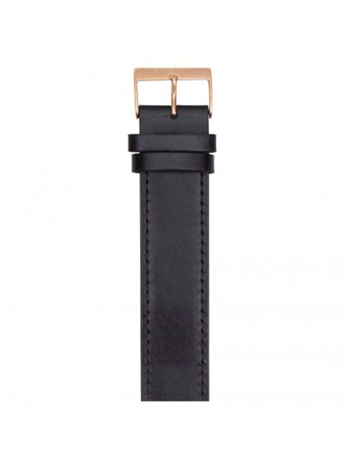 Briston Classic Leather Strap Black Rose Gold 20mm