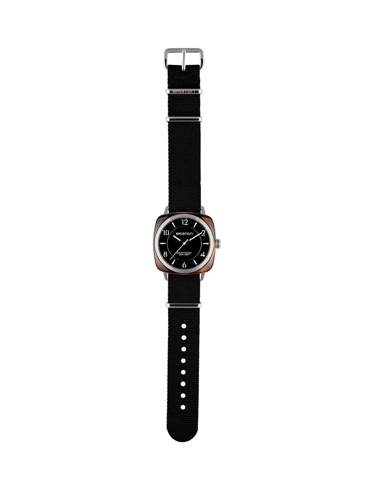 Briston Clubmaster Chic Acetate HMS Tortoise Shell Black Dial 36mm