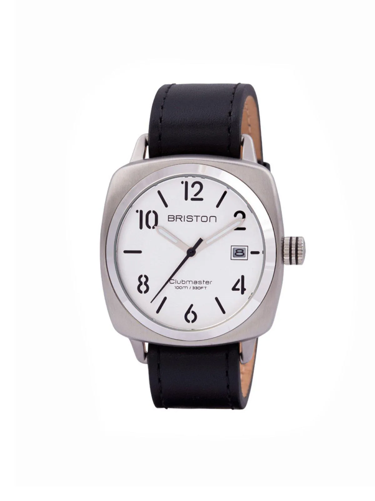 Briston Clubmaster Classic Steel HMS White Matt Dial 40mm