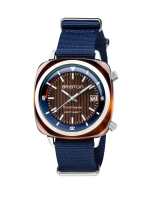 Briston Clubmaster Diver Yachting Acetate Automatic HMS Navy Blue 42mm