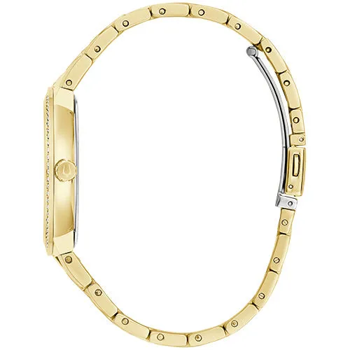 Bulova  Box Set Bul Crystal Mens Stainless Steel