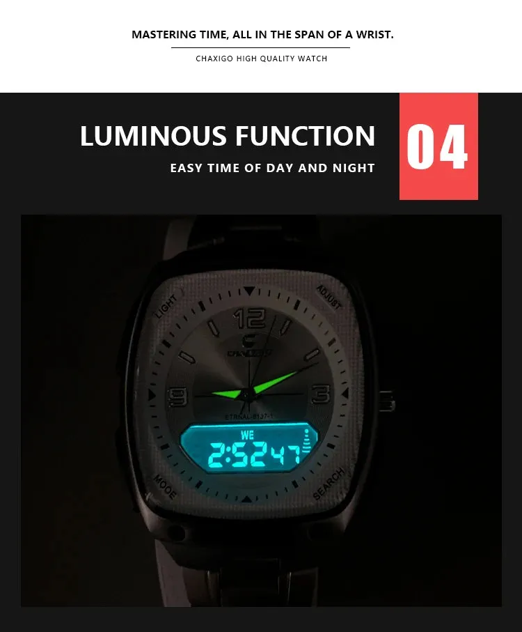 Business Watch for Men Waterproof Luminous Chronograph