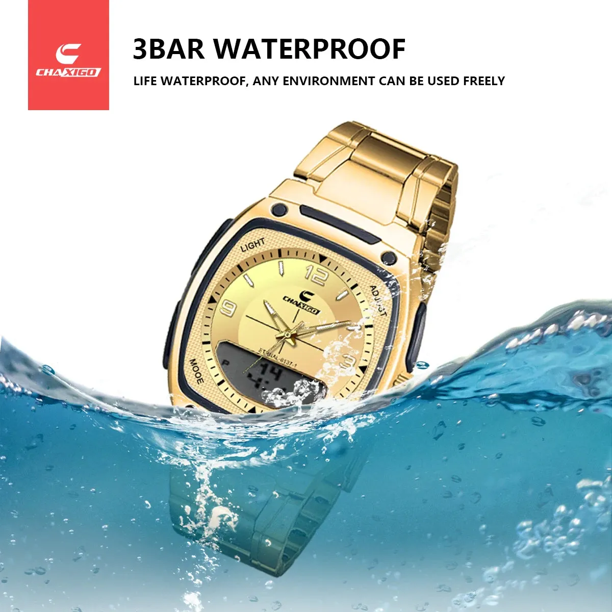 Business Watch for Men Waterproof Luminous Chronograph