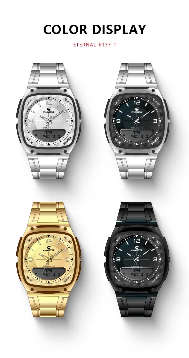 Business Watch for Men Waterproof Luminous Chronograph