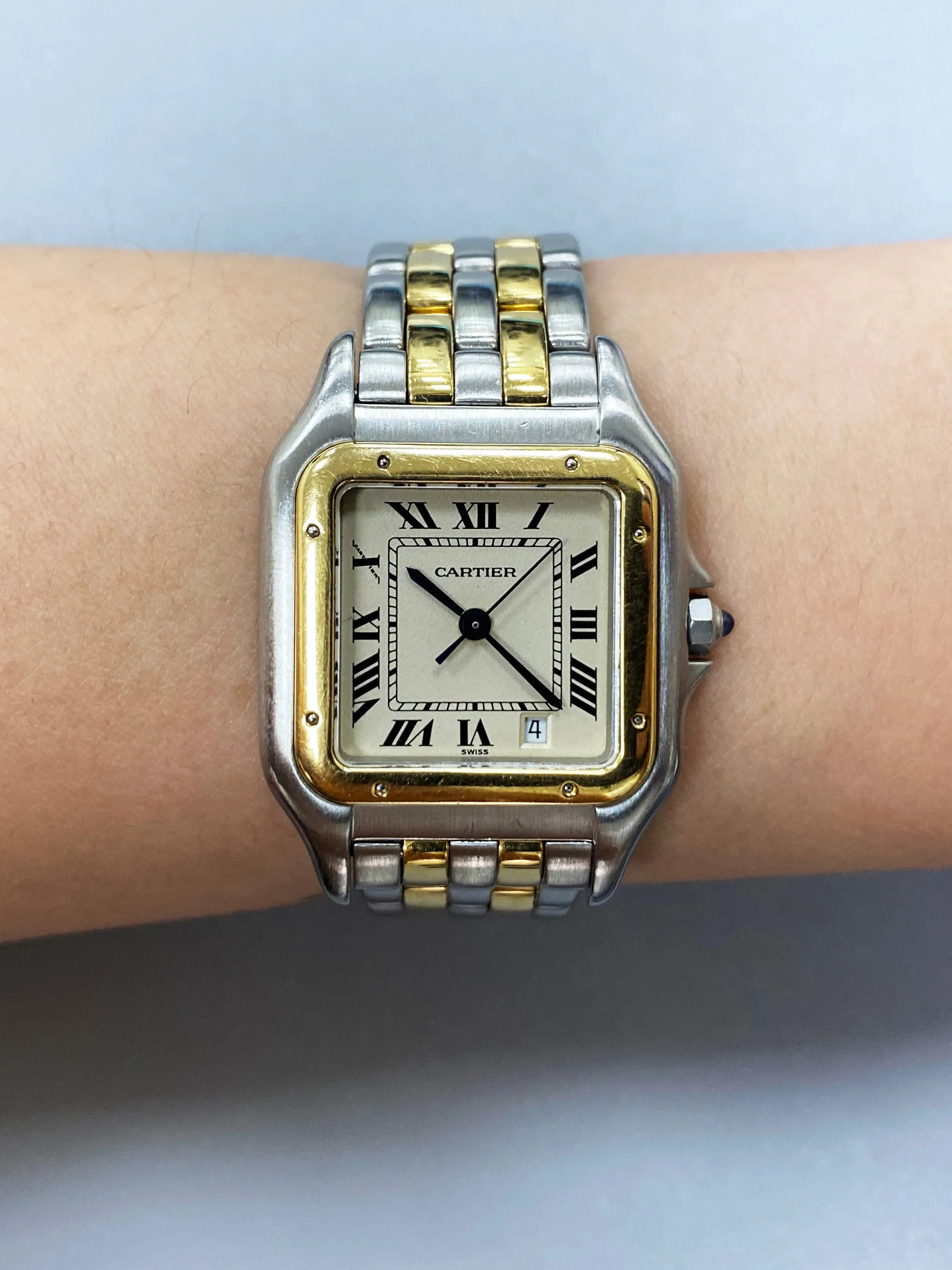 Cartier Panthere 183949 Two Row Midsize Ladies Watch