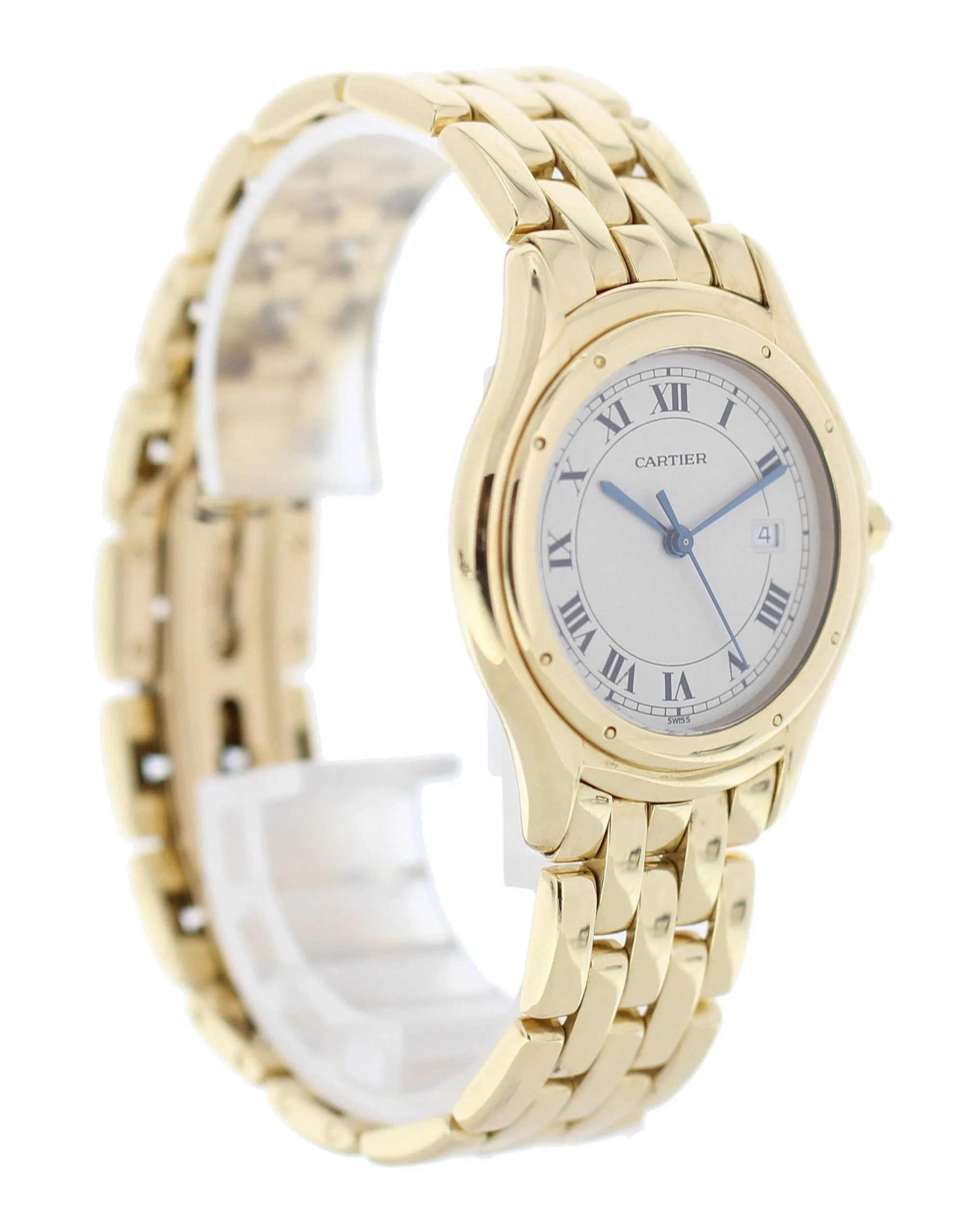 Cartier Panthere Cougar 887904 18k Yellow Gold Watch