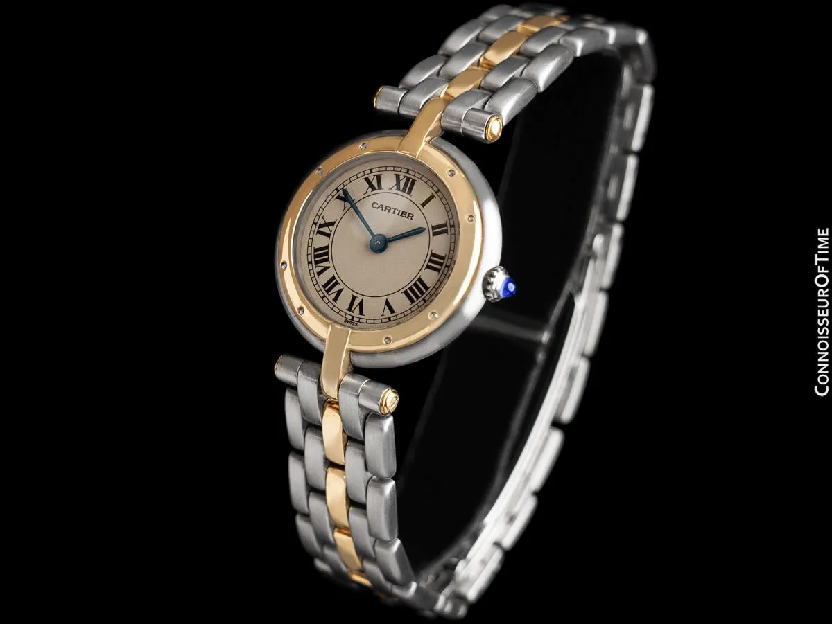 Cartier Panthere (Cougar) VLC Vendome Ladies Watch - Stainless Steel & 18K Gold