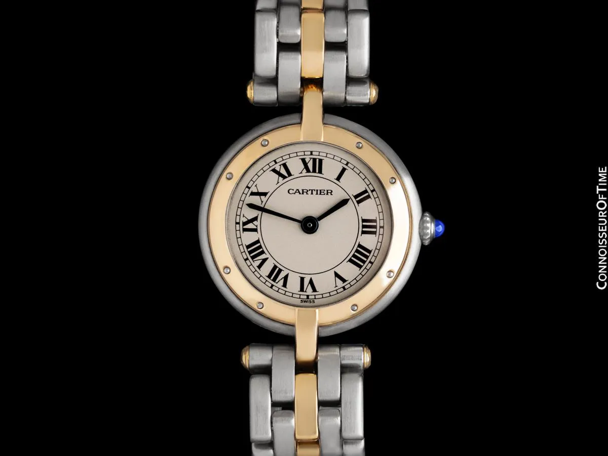 Cartier Panthere (Cougar) VLC Vendome Ladies Watch - Stainless Steel & 18K Gold